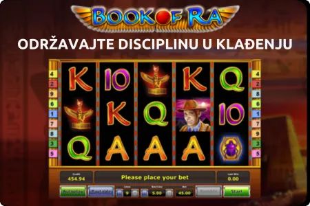 Održavanje discipline u klađenju book of ra