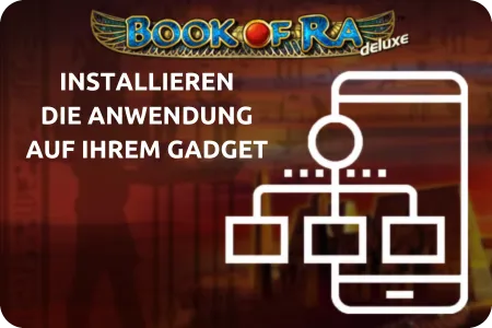 installieren die anwendung auf ihrem gadget book of ra