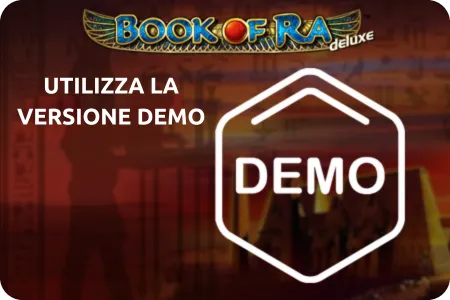 utilizza la versione demo book of ra