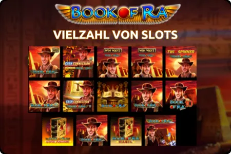 vielzahl von slots book of ra