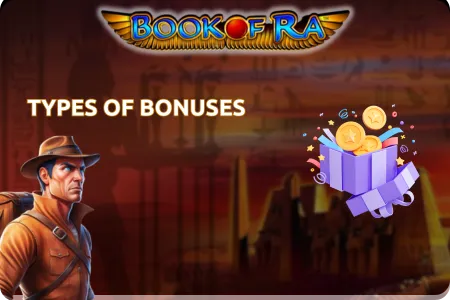 Types of Bonuses Book of Ra UK